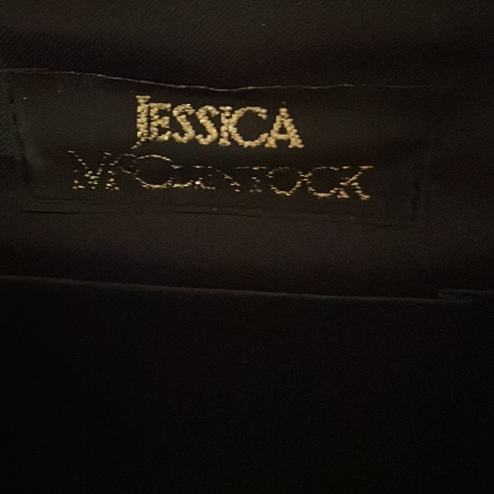 Jessica McClintock Beaded Shoulder Bag, Evening Bag, Clutch - Picture 3 of 9
